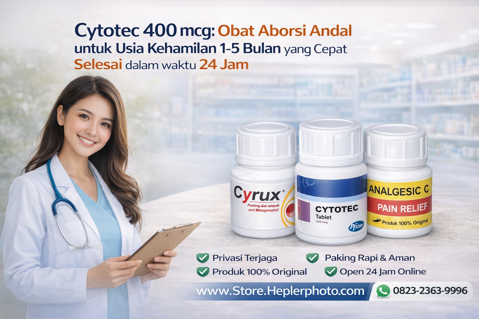 Cara Menggugurkan Kandungan Secara Alami, Tindakan Medis, Obat Aborsi Apotek
