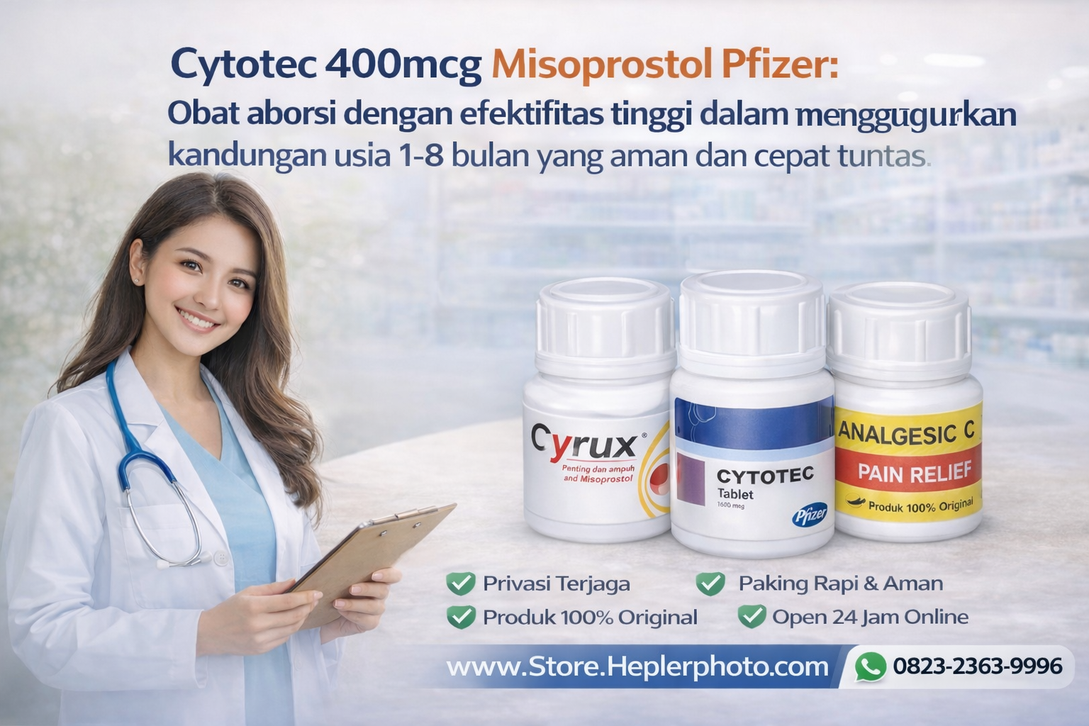 Pilihan 5 Obat Penggugur Kandungan Resep Dokter Misoprostol Cytotec